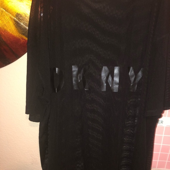dkny mesh top